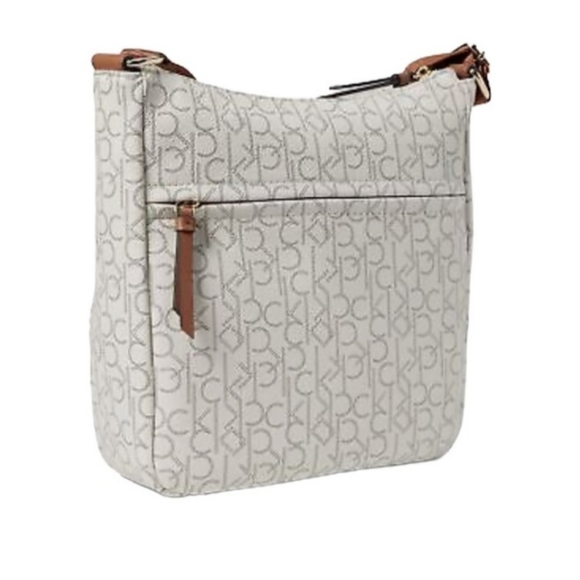 CALVIN KLEIN Kiara Monogram Faux Leather Crossbody Bag - Picture 4 of 6